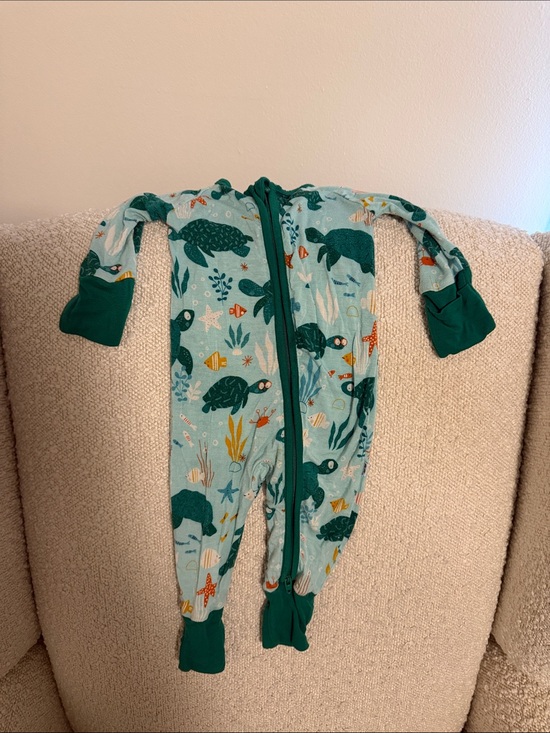 Little Sleepies Other - Little Sleepies sea turtle print, Newborn